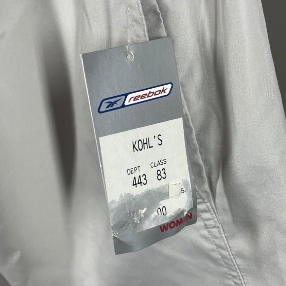 NEW Reebok Shorts Womens Large gray gym athletic sports vintage y2k - Picture 3 of 9